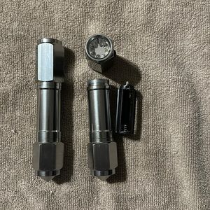 To stainless steel flashlights